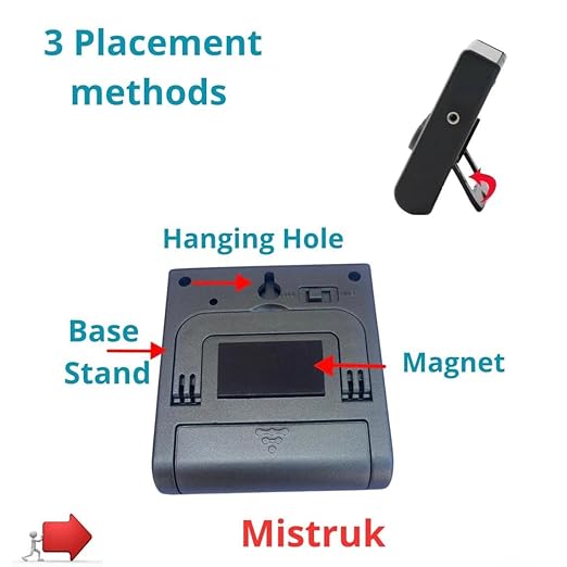 Digital Food Thermometer LCD Digital Screen Clock Timer with Stainless Steel Temperature Probe BBQ Grill Kitchen Meat Thermometer