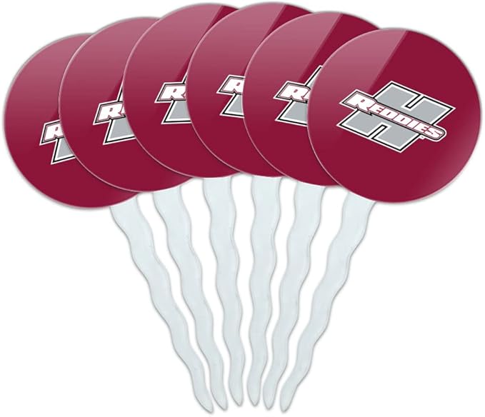 Henderson State Primary Logo Cupcake Picks Toppers Decoration Set of 6