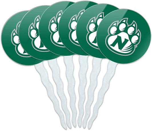 NW Missouri Sate Primary Logo Cupcake Picks Toppers Decoration Set of 6