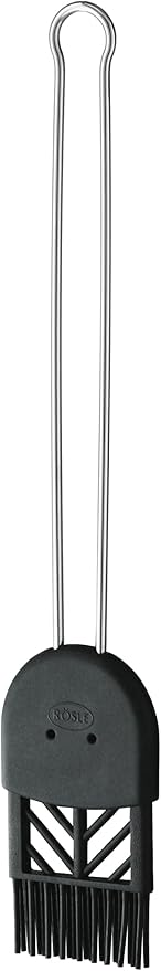 Rösle Stainless Steel & Silicone Pastry Brush, 1.8-inch