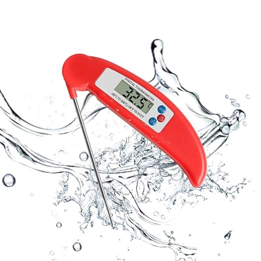 Instant Read Digital Meat Thermometer with Probe for Cooking,Fast Precise,Waterproof Digital Food Thermometer,BBQ Kitchen Baking