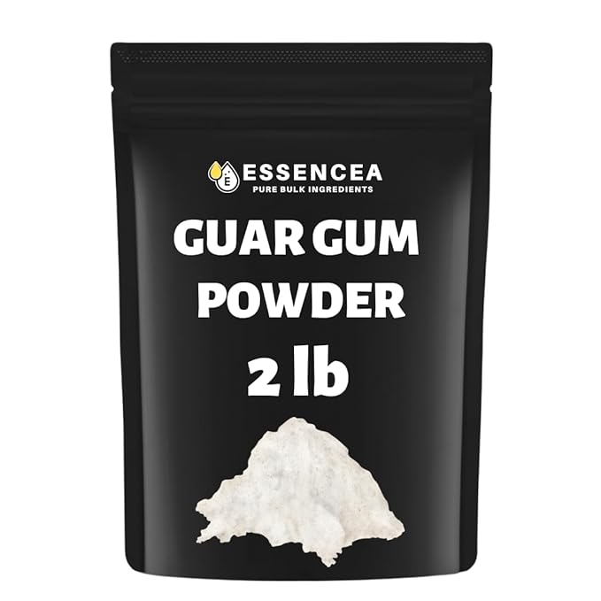 Guar Gum Powder 2lb by Essencea Pure Bulk Ingredients | 100% Guar Gum Beans | Food Grade Gluten Free Non GMO Keto Friendly (32 Ounces)…