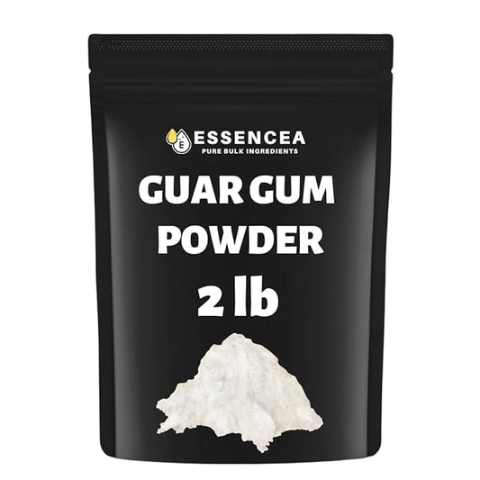Guar Gum Powder 2lb by Essencea Pure Bulk Ingredients | 100% Guar Gum Beans | Food Grade Gluten Free Non GMO Keto Friendly (32 Ounces)…