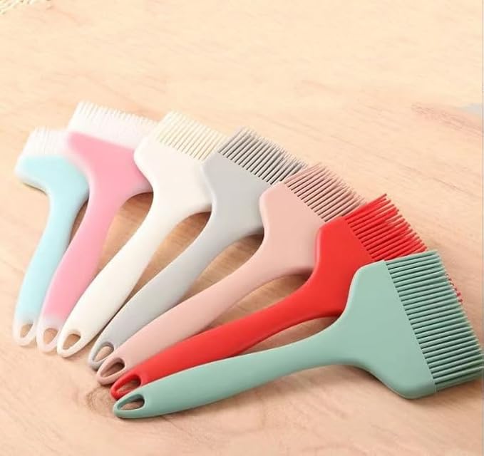 Extra Large Pastry Brush-Silicone Basting Brush for Cooking,Heat Resistant Food Brush for BBQ,Dishwasher Safe Grill Brush (White)