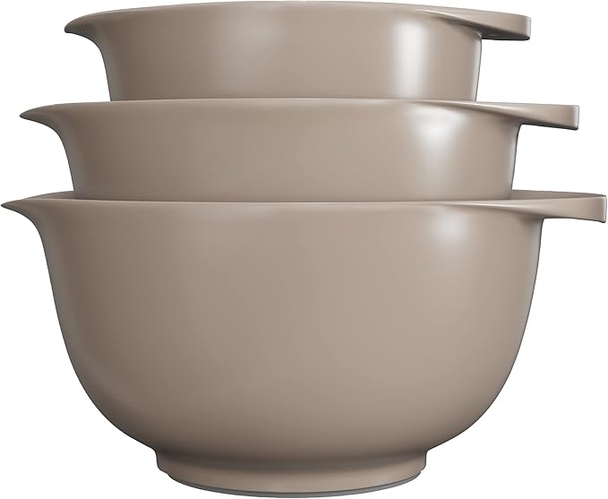 Rosti Precision Craft Mixing Bowl Set 3 Pcs Elevate Your Culinary Experience Stylish Nesting Bowls for Effortless Cooking and Baking