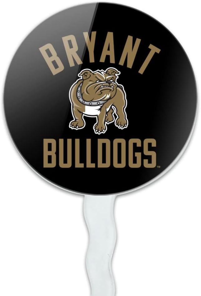Bryant University Official Logo Cupcake Picks Toppers Decoration Set of 6