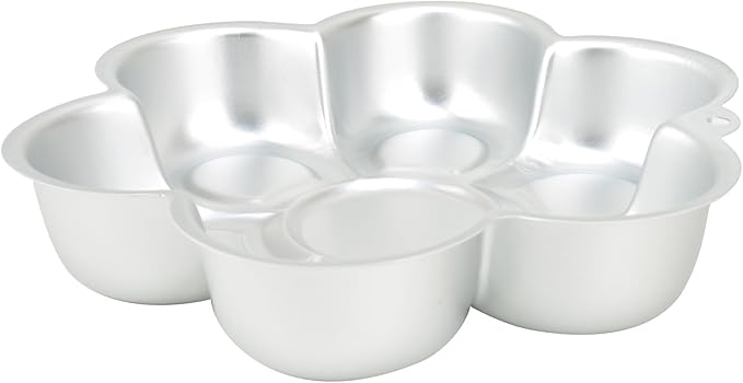 Flower Shaped Cake Pan, Aluminum 3D Flower Cake Mold for Baking Mould Tin Cake Pan