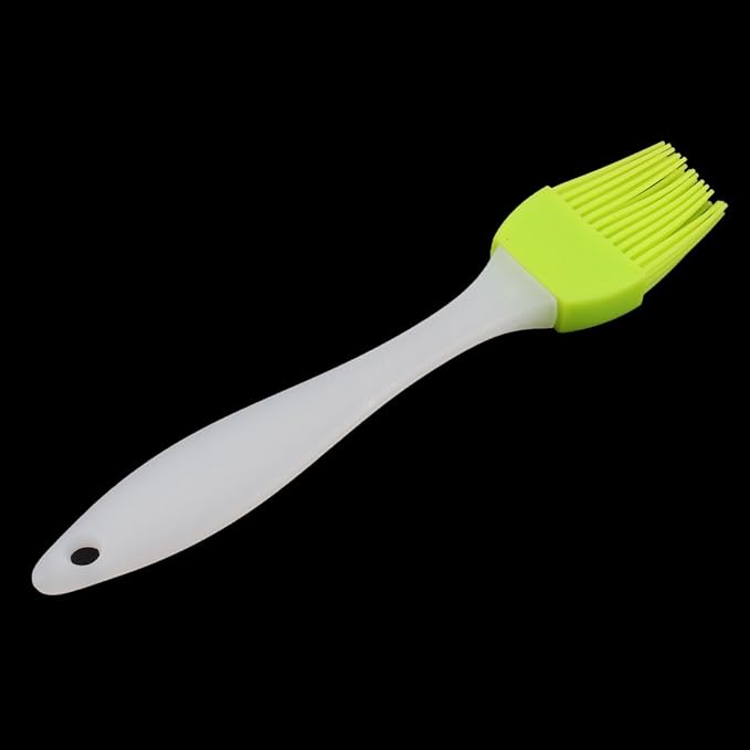 uxcell Silicone Head Kitchen Heat Resistant Baking Basting Cooking Pastry Brush Green