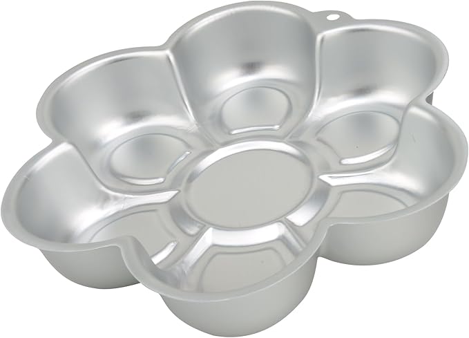 Flower Shaped Cake Pan, Aluminum 3D Flower Cake Mold for Baking Mould Tin Cake Pan