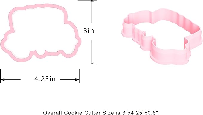 Cookie Cutter and Stencil Set Bundle Kit PYO Cookies Paint Your Own Diy Bakery Fondant Sugar Happy Birthday Wedding Baby Candle Kids Painting Coloring Pages Comb (Happy Birthday Set)