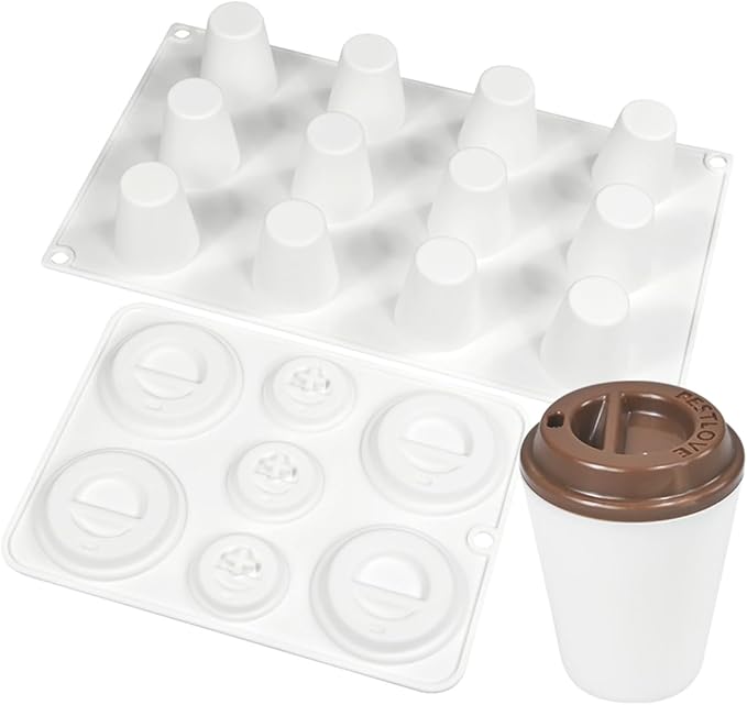 mostsom Cylinder Cup Shape Mousse Cake Mold For Making Chocolate Muffin Ice Shot Glass Mould Kitchen Baking Tool (A_ Small Cup)