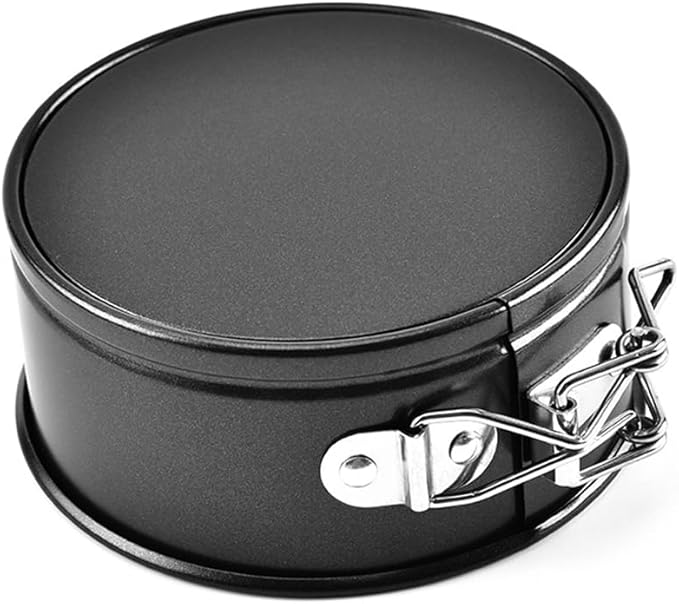 Mini Springform Cake Pans - Set of 4, Non-Stick & Removable Bottom - 4” Diameter, Perfect for Cheese Cakes, Pies, Quiches & More – Ideal for Home Bakers & Pros