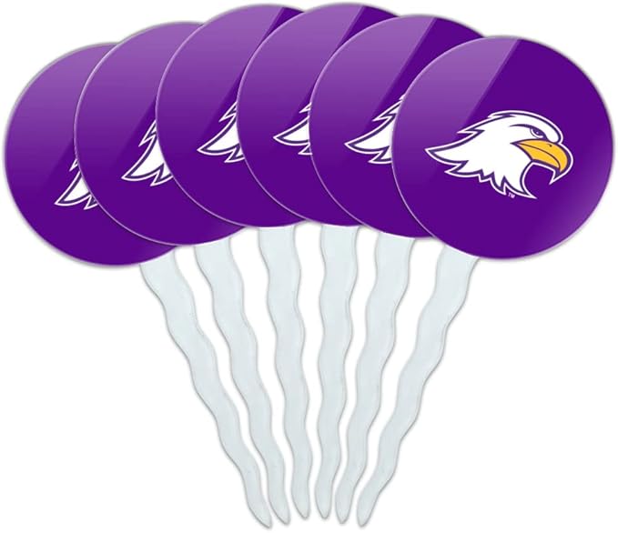 Ashland University Primary Logo Cupcake Picks Toppers Decoration Set of 6