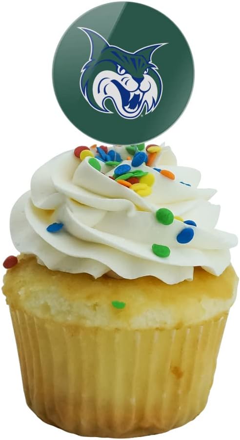 Georgia College Primary Logo Cupcake Picks Toppers Decoration Set of 6