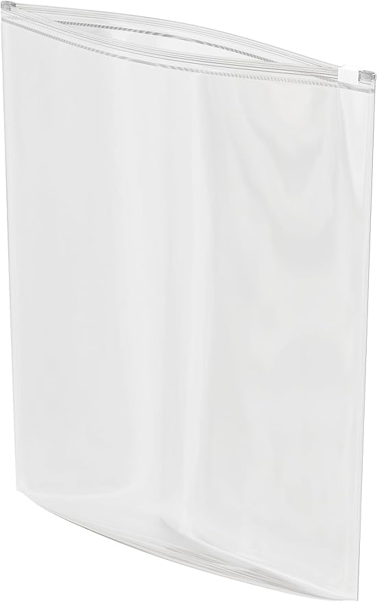 100 Count - Slider Zip 2.5 Gallon Jumbo Food Storage Bags, 13" x 18" 3 Mil Heavy Duty, Extra Large, Strong & Durable For Freezer Storage. GPI