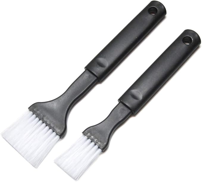2 Pack - Nylon Bristle Pastry Brush for Basting, Baking, Cooking Food Brush