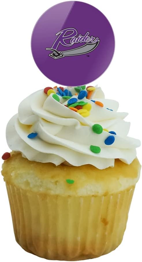University of Mount Union Primary Logo Cupcake Picks Toppers Decoration Set of 6