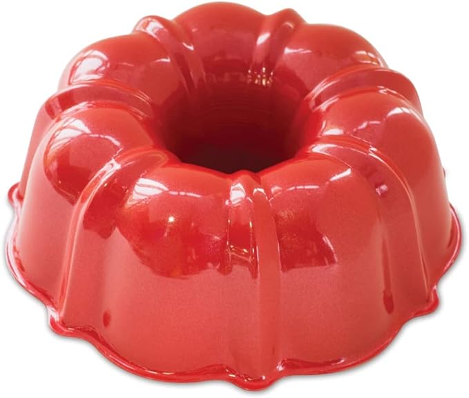 Nordic Ware Formed Bundt, 6 Cup, Red