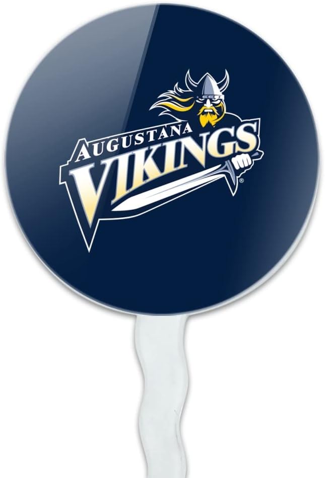 Augustana University Primary Logo Cupcake Picks Toppers Decoration Set of 6