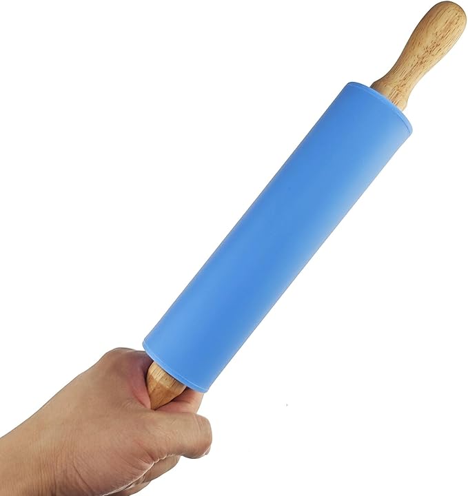 6 Pack Mini Small Rolling Pin for Kids, Kids Rolling Pin Wooden Handle (12 Inch)