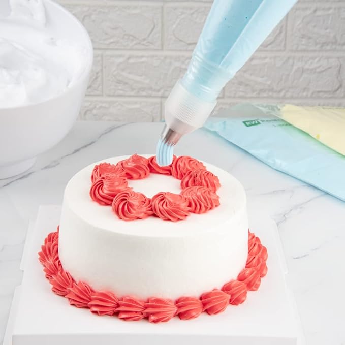 Restaurantware Pastry Tek Piping Tip 1 Open Star Decorating Tip - #6B Dent-Resistant Stainless Steel Icing Tip Dishwasher-Safe Decorate Cupcakes Cakes or Cookies