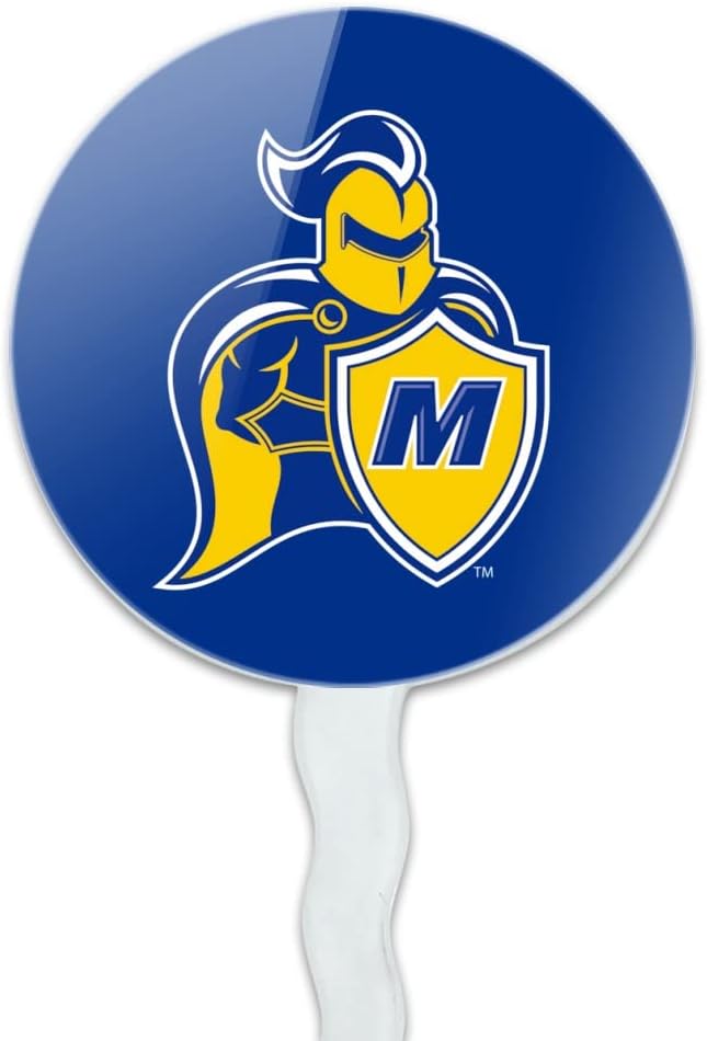 Madonna University Primary Logo Cupcake Picks Toppers Decoration Set of 6