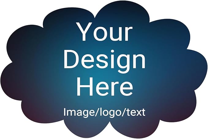 100,150PCS Custom Stickers for Business Logo Personalized Labels with Any Image Logo and Text Customized Stickers for Thank You Business(Cloud)