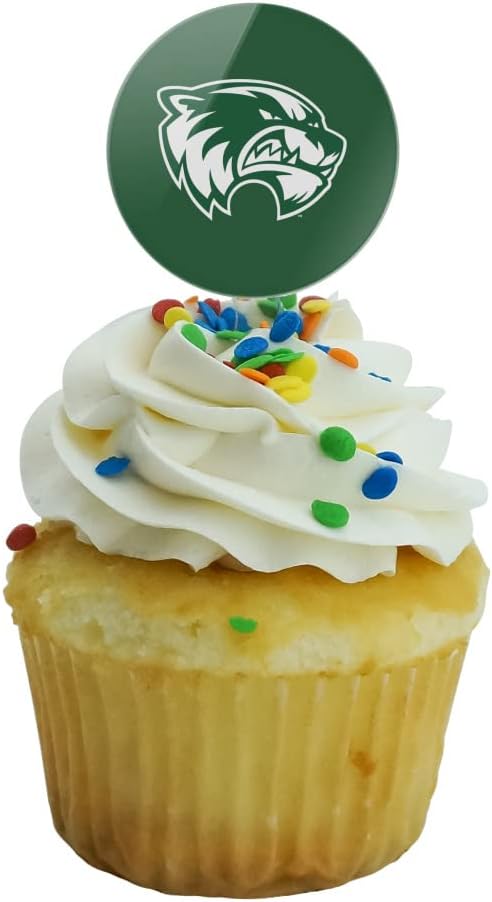 Utah Valley University Primary Logo Cupcake Picks Toppers Decoration Set of 6
