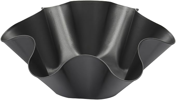 2 Pack 8.5" Nonstick Large Taco Shell Bowl – Carbon Steel Tortilla Maker Shell Pans Baking Molds Tostada for Frying Salad Bowls