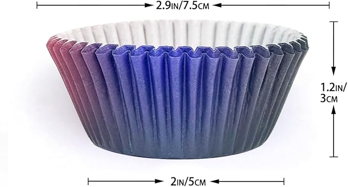 qiqee 300-Count Cupcake Liners Standard Cupcake Cups 6 Design Black Pink Cupcake Papers Baking Cups Cupcake Wrappers (Standard Size)