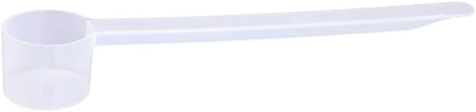 Plastic Measuring Scoop, (6.5 cc | 6.5 mL) Long Handle Spoons for Powders, Granules, Coffee, Pet Food, Baking Supplies, Protein and Other Dry Goods, BPA Free (Set of 100)