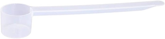 Plastic Measuring Scoop, 1/2 Tablespoon (7.5 cc | 1.5 tsp | 7.5 mL) Long Handle Spoons for Powders, Granules, Coffee, Pet Food, Baking Supplies, Protein and Other Dry Goods, BPA Free (Set of 500)