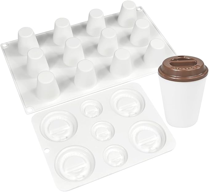 mostsom Cylinder Cup Shape Mousse Cake Mold For Making Chocolate Muffin Ice Shot Glass Mould Kitchen Baking Tool (A_ Small Cup)