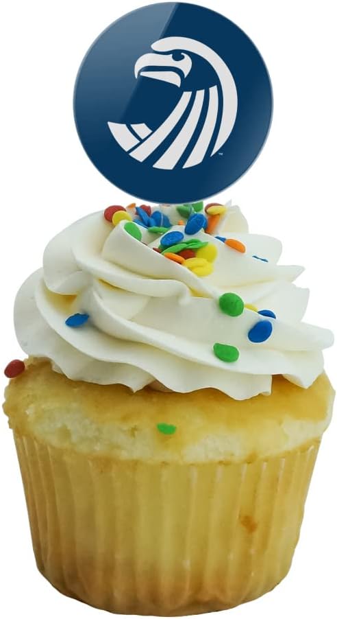 Salve Regina University Primary Logo Cupcake Picks Toppers Decoration Set of 6