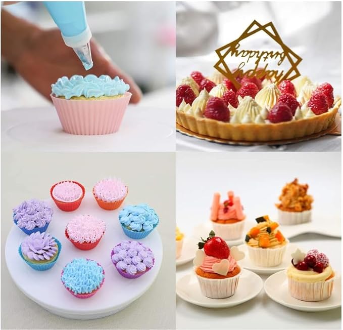 28Pcs Piping Tips Set，Stainless Steel Frosting Piping Kit with 24 Piping Tips, 2 Standard Icing Piping Tips Couplers, and 2 Cake Decorating Tips Brushes,Cake Decorating Tips Kit For Cookies Cupcake