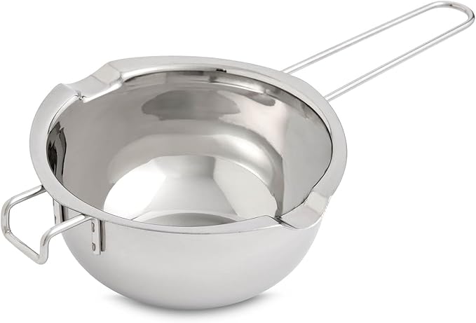 Mrs. Anderson’s Baking Chocolate Melting Pot with Pour Spouts, Heavyweight Stainless Steel, 2.5-Cup Capacity