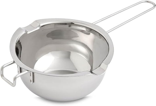 Mrs. Anderson’s Baking Chocolate Melting Pot with Pour Spouts, Heavyweight Stainless Steel, 2.5-Cup Capacity