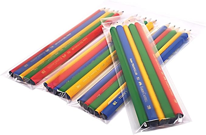 Wowfit 200 Count 2x10 Inch Clear Cellophane Plastic Bags, Resealable Self-Sealing Cello Treat Bags Good for Pretzel Rods, Candies, Jewelry Wrappers, Pen Gifts and More