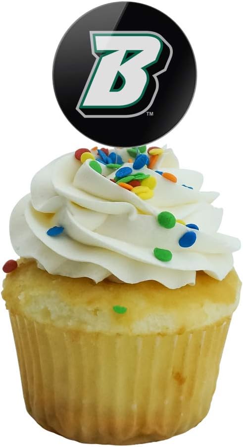 Binghamton University Logo Cupcake Picks Toppers Decoration Set of 6