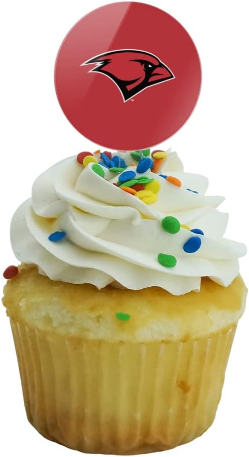 University of the Incarnate Word Primary Logo Cupcake Picks Toppers Decoration Set of 6