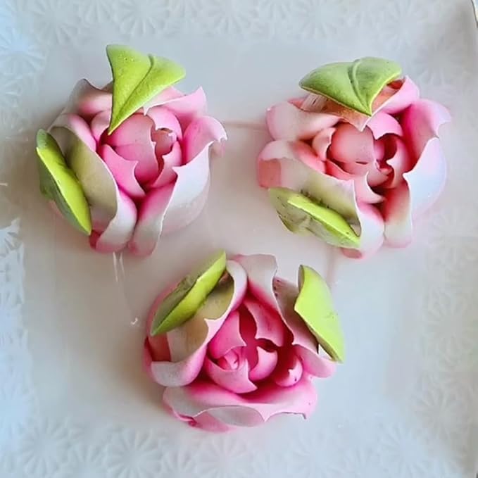 Extra Large Russian Piping Tips for Marshmallows Stainless Steel Flower Frosting Nozzles many styles Cake Decorating Baking tool for Buttercream, Cupcakes Cookies(SL56)