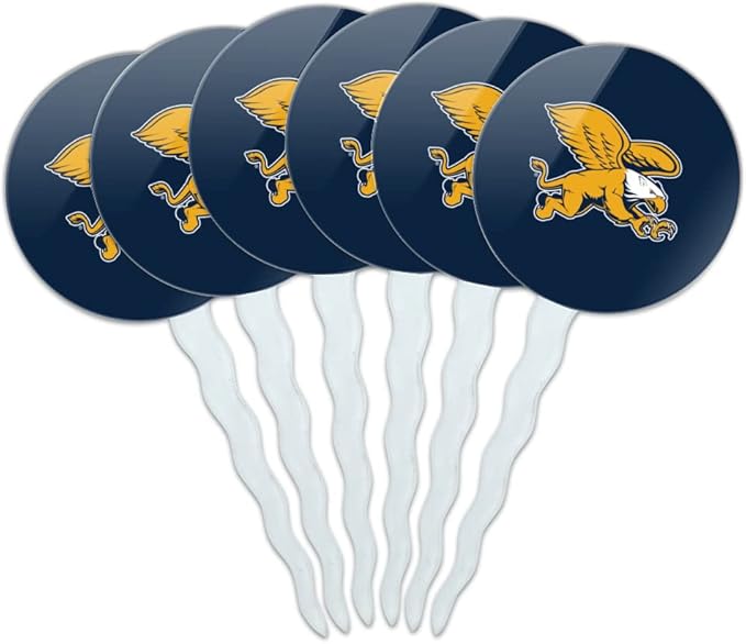 Canisius College Primary Logo Cupcake Picks Toppers Decoration Set of 6