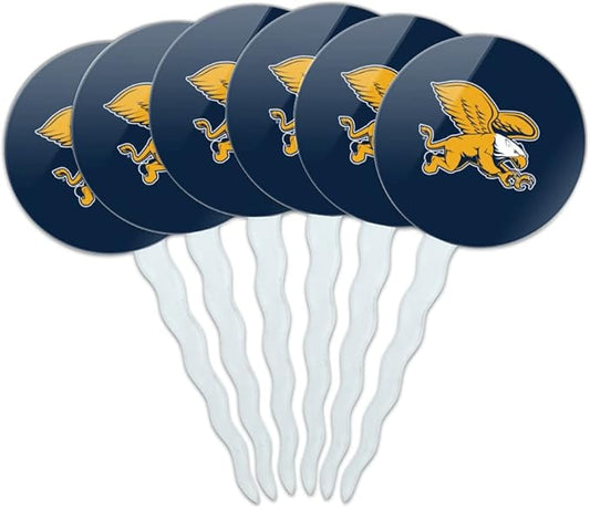 Canisius College Primary Logo Cupcake Picks Toppers Decoration Set of 6