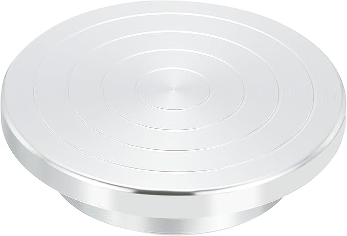 PATIKIL Turntable Sculpting Wheel, 6 Inch Dia Pottery Clay Rotation Turn Table Double Sided for Cake Decorating Paint Spraying Painting Crafting Projects