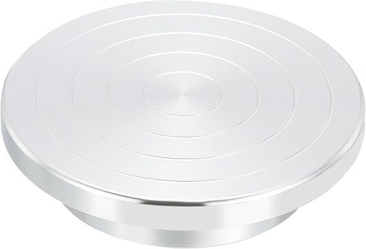 PATIKIL Turntable Sculpting Wheel, 6 Inch Dia Pottery Clay Rotation Turn Table Double Sided for Cake Decorating Paint Spraying Painting Crafting Projects