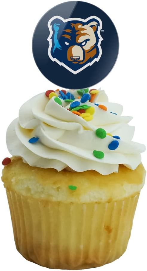 Bob Jones University Primary Logo Cupcake Picks Toppers Decoration Set of 6