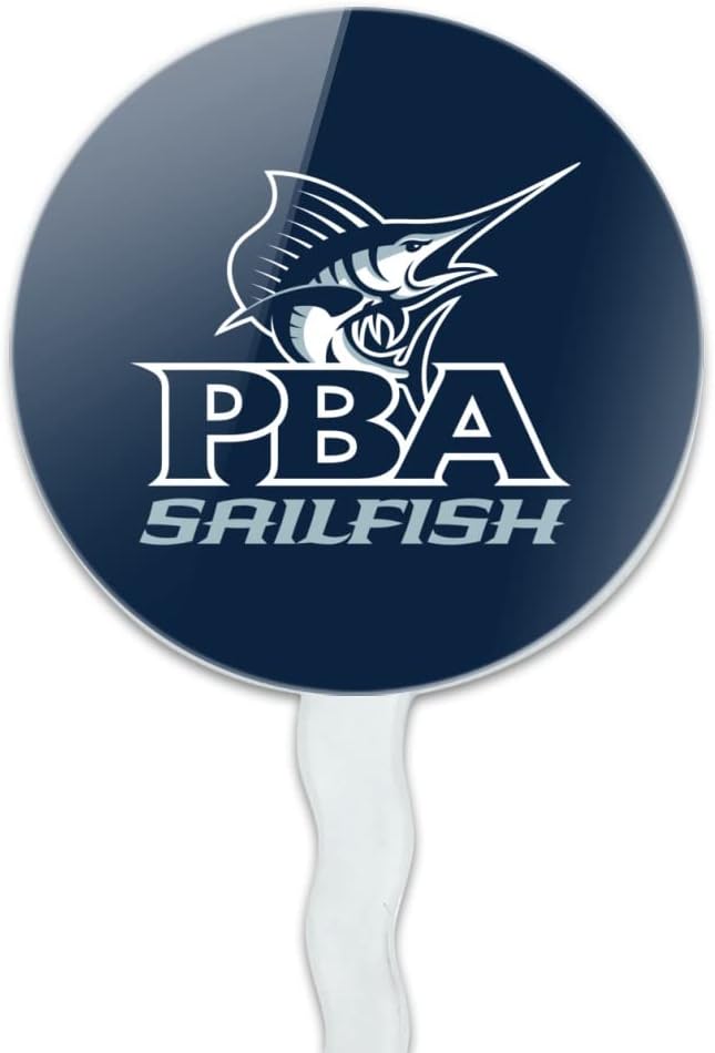 Palm Beach Atlantic University Primary Logo Cupcake Picks Toppers Decoration Set of 6