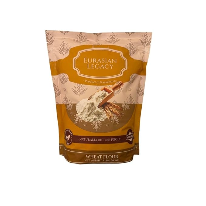 Eurasian Legacy High-Protein Non-GMO Glyphosate-Free Wheat Flour 3 lbs