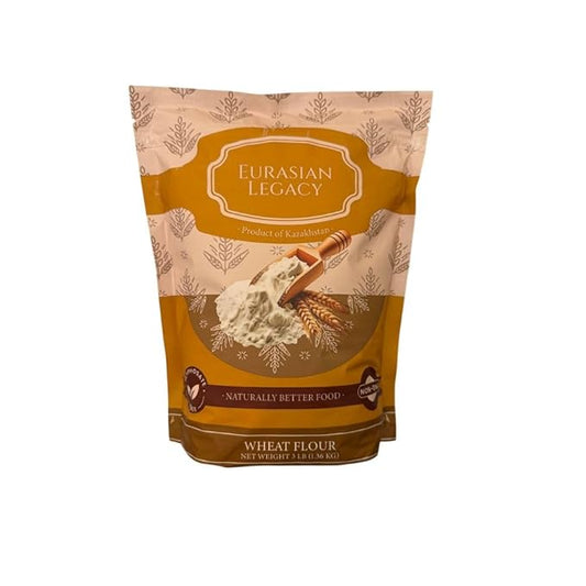 Eurasian Legacy High-Protein Non-GMO Glyphosate-Free Wheat Flour 3 lbs