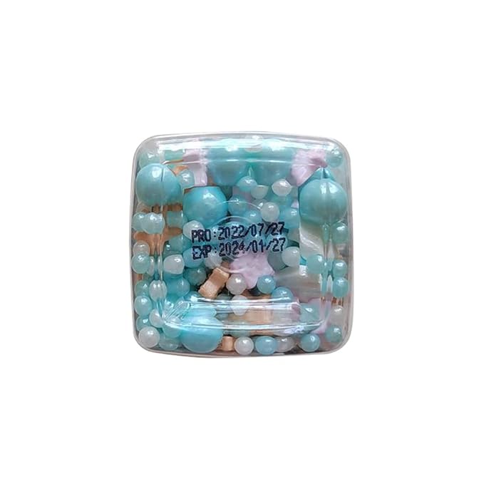 Homankit Mermaid Sprinkle Sweets Sprinkles for Baking Dessert Cupcake Cake Topper Starfish Shell Pearl Mermaid Candy Mix 3.53 Ounces